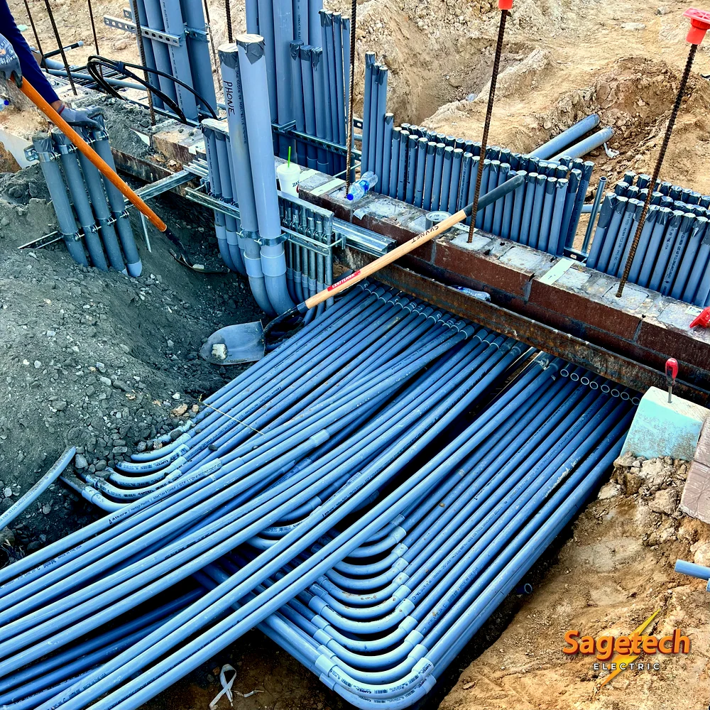 Slab Underground Conduits