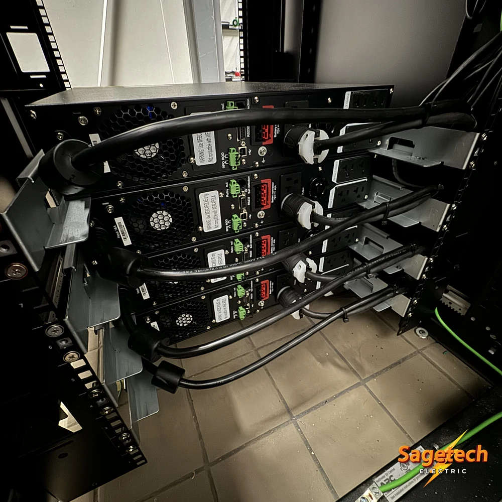 19in Rack-Mount UPS Install